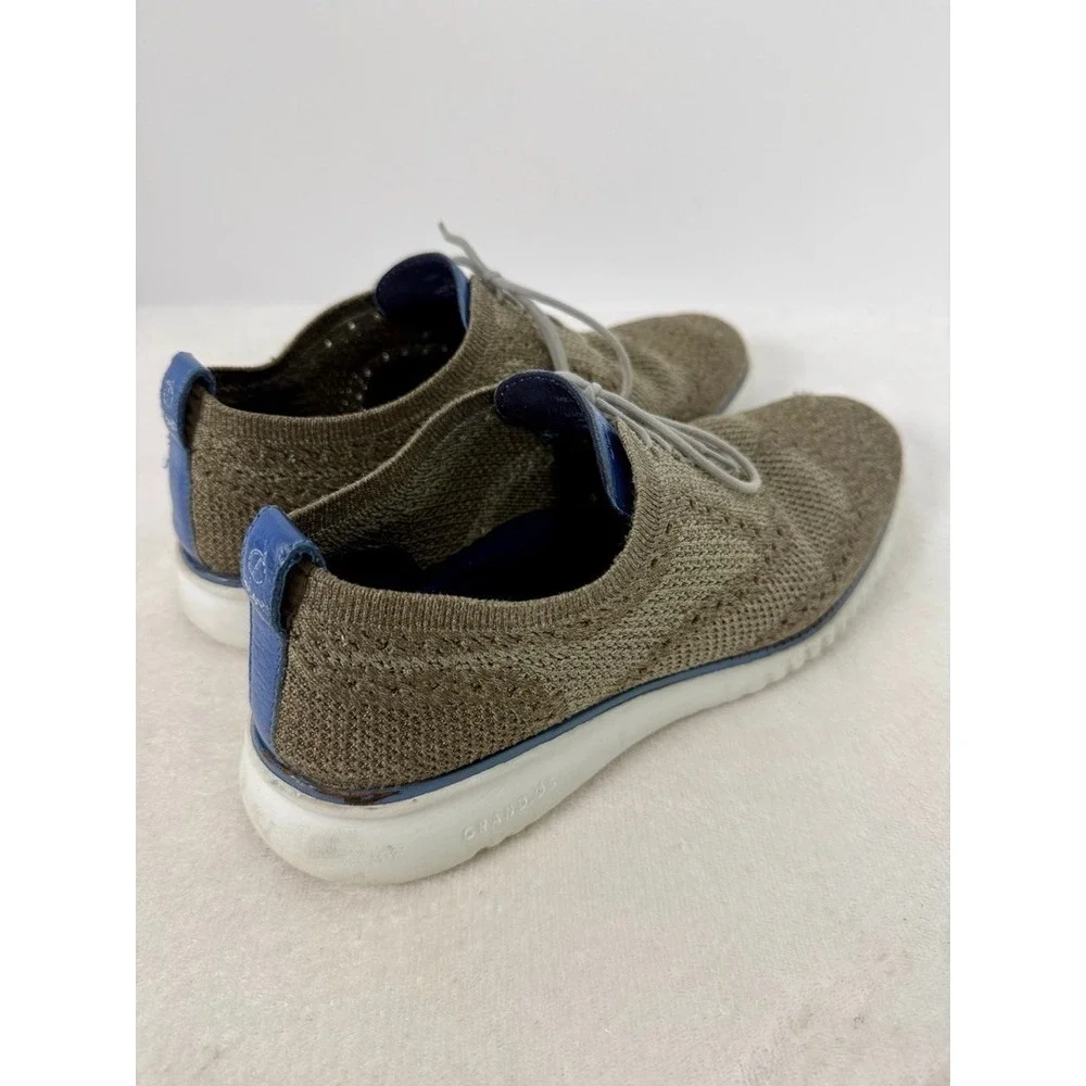Cole Haan 2 ZERØGRAND Stitchlite Knit Sneakers Tan Gray Men's Size 10M